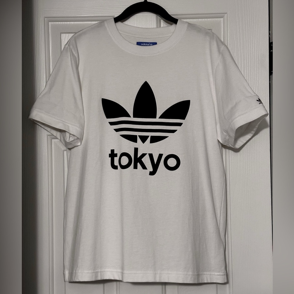 NWOT Adidas Tokyo Logo white tee - Harajuku store exclusive